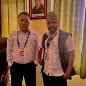 अख्तियार दुरुपयोग अनुसन्धान आयोगका कार्यालय प्रमुख सँग छलफल